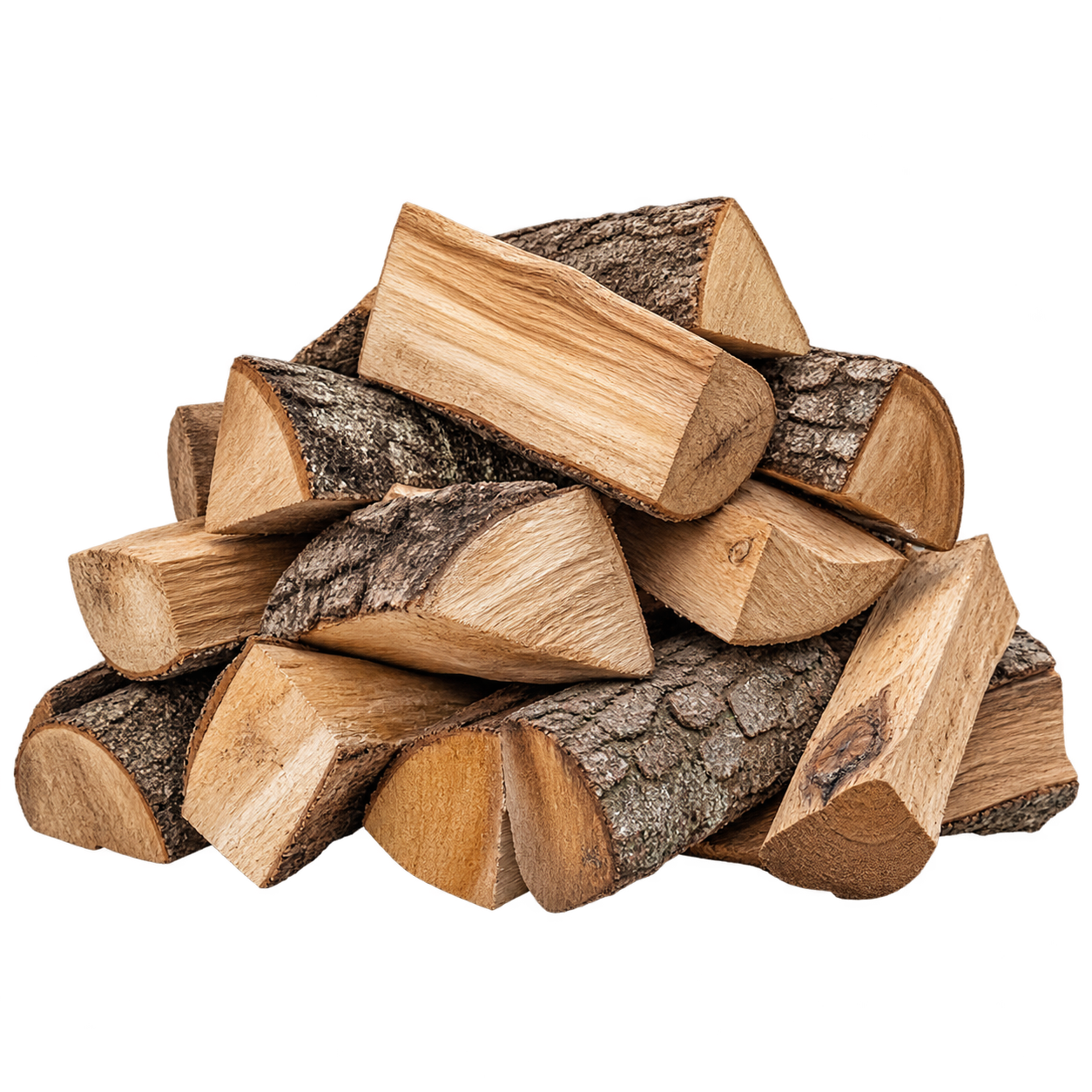Kiln-dried logs